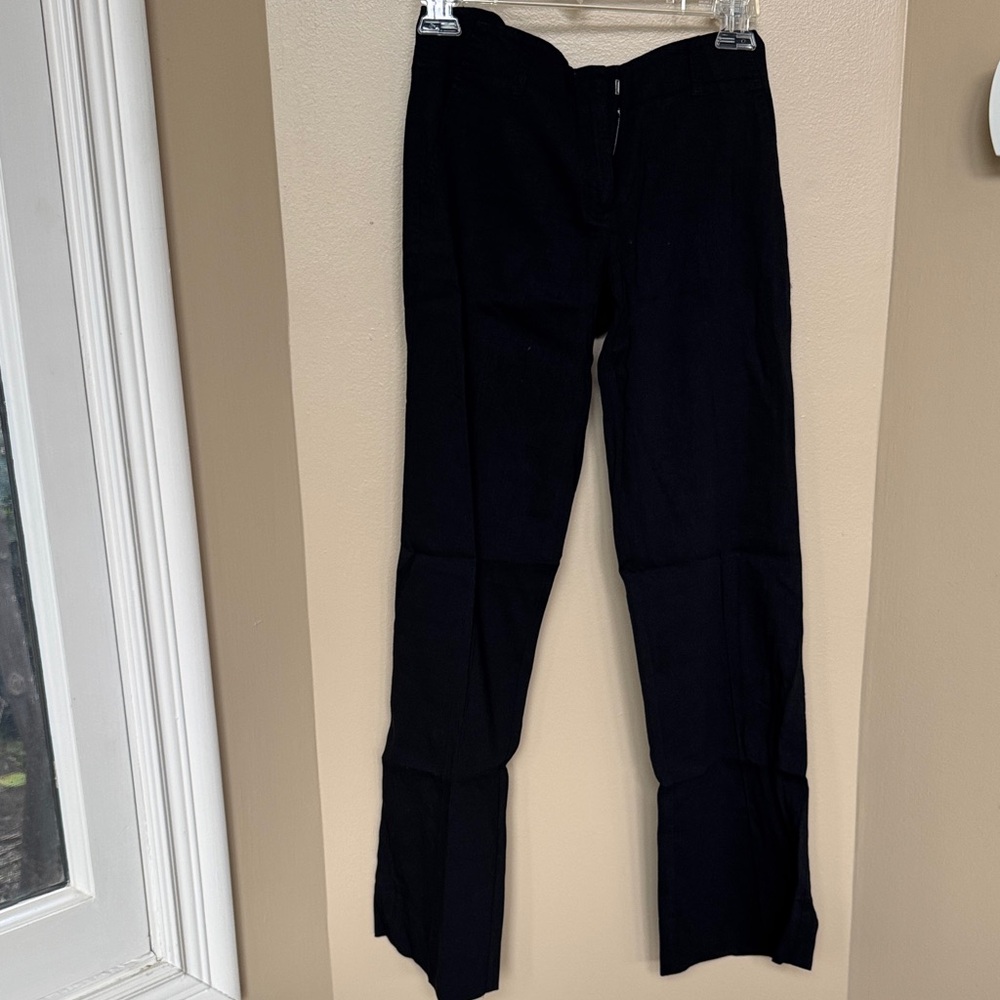 Women's Theory linen Black pants size 00 like new